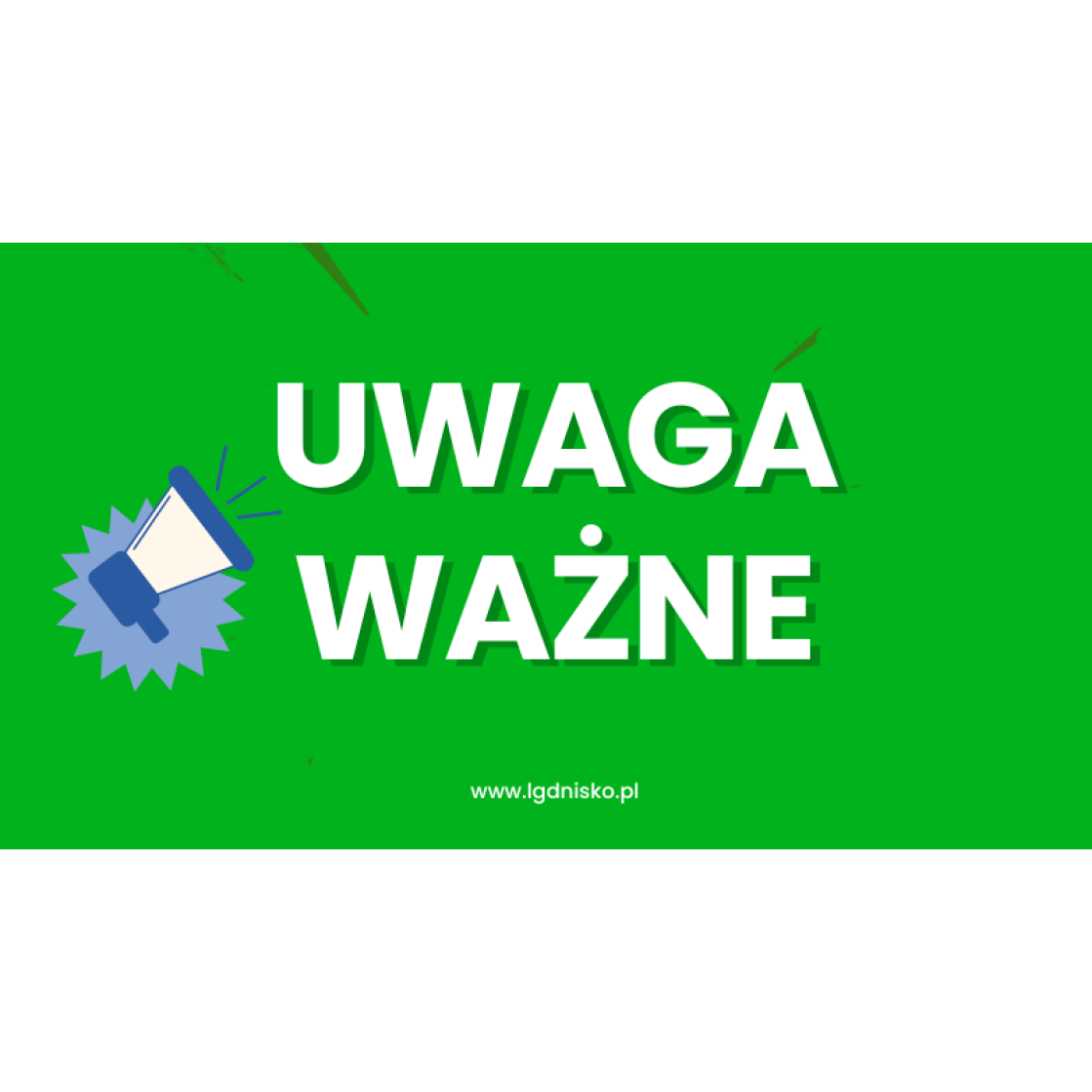 Ważna informacja dla beneficjentów
