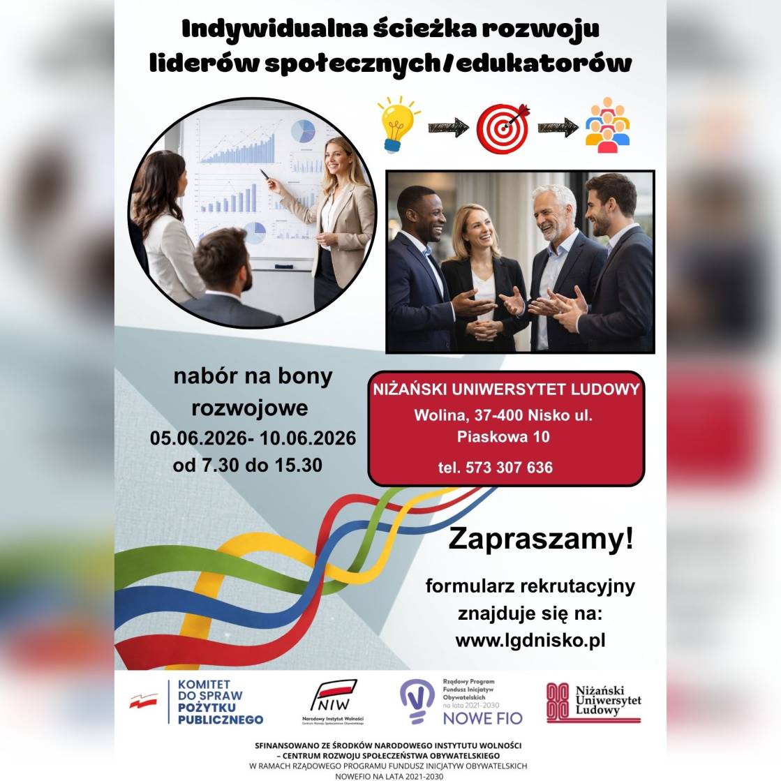Nabór na bony rozwojowe dla liderów społecznych i edukatorów